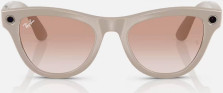 Ray-Ban Skyler Shiny chalky gray/Gradient cinnamon pink (52)