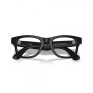 Ray-Ban Wayfarer Shiny Black / Clear (50)