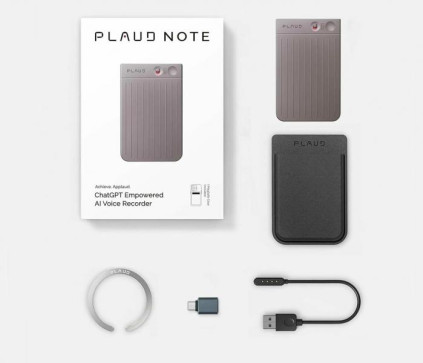 Plaud Note ChatGPT AI Voice Recorder, Starlight