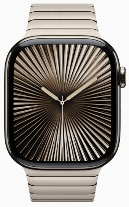 Apple Watch Series 10 42mm Titanium, Link Bracelet/Natural
