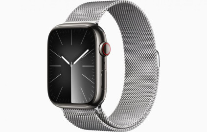 Apple Watch Series 9 41 �� Stainless Steel, graphite