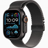 Apple Watch Ultra 2 49 �� Titanium Case, ������/Black Titanium Milanese Loop (2024)