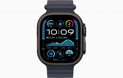 Apple Watch Ultra 2 49 �� Titanium Case, ������/Navy Ocean Band (2024)