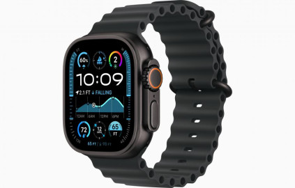 Apple Watch Ultra 2 49 �� Titanium Case, ������/Black Ocean Band (2024)