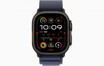 Apple Watch Ultra 2 49 �� Titanium Case, ������/Navy Alpine Loop (2024)