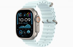 Apple Watch Ultra 2 49 �� Titanium Case, ���������/Ice Blue Ocean Band (2024)