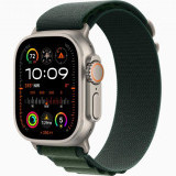 Apple Watch Ultra 2 49 �� Titanium Case, ���������/Dark Green Alpine Loop (2024)