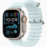 Apple Watch Ultra 2 49 �� Titanium Case, ���������/Ice Blue Ocean Band (2024)