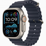 Apple Watch Ultra 2 49 �� Titanium Case, ���������/Navy Ocean Band (2024)