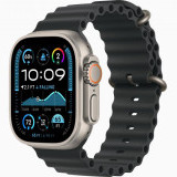 Apple Watch Ultra 2 49 �� Titanium Case, ���������/Black Ocean Band (2024)