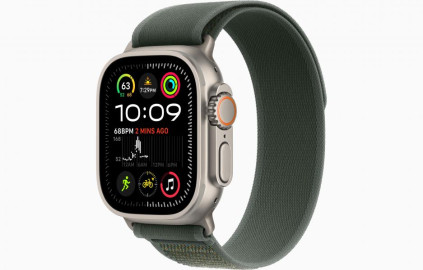 Apple Watch Ultra 2 49 �� Titanium Case, ���������/Green Trail Loop (2024)