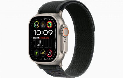 Apple Watch Ultra 2 49 �� Titanium Case, ���������/Black Trail Loop (2024)
