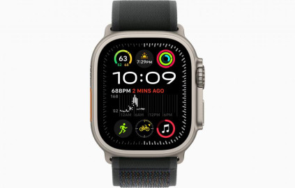 Apple Watch Ultra 2 49 �� Titanium Case, ���������/Black Trail Loop (2024)