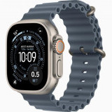 Apple Watch Ultra 3 Natural, Anchor Blue - Ocean Band