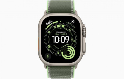 Apple Watch Ultra 3 Natural, Green Neon - Trail Loop