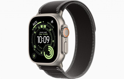 Apple Watch Ultra 3 Natural, Black Charcoal - Trail Loop