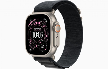 Apple Watch Ultra 3 Natural, Black - Alpine Loop
