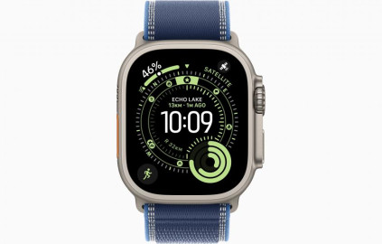 Apple Watch Ultra 3 Natural, Blue Bright Blue - Trail Loop
