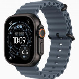 Apple Watch Ultra 3 Black, Anchor Blue - Ocean Band