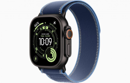Apple Watch Ultra 3 Black, Blue Bright Blue - Trail Loop