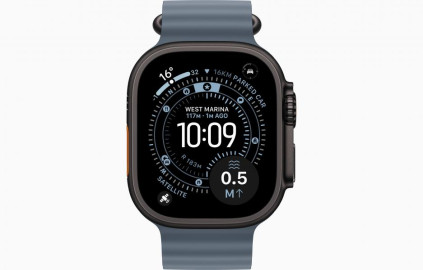 Apple Watch Ultra 3 Black, Anchor Blue - Ocean Band