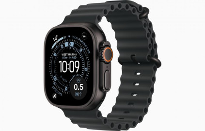 Apple Watch Ultra 3 Black, Black - Ocean Band