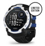 Garmin Instinct 3 (50 ��), Solar Whitestone with Black/Bolt Blue Silicone
