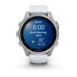 Garmin Fenix 8, 43mm, Silver Sapphire Amoled