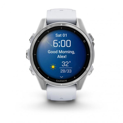 Garmin Fenix 8, 43mm, Silver Sapphire Amoled