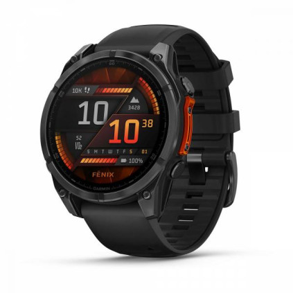 Garmin Fenix 8, 47mm, Solar Sapphire Black