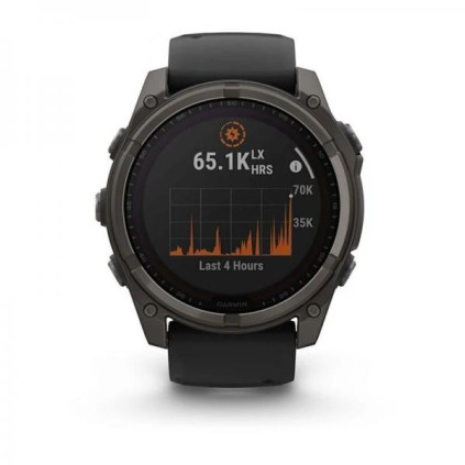 Garmin Fenix 8, 51mm, Solar Sapphire Carbon Gray DLC Titanium