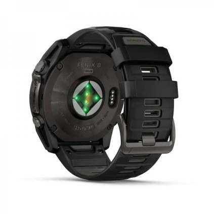 Garmin Fenix 8, 51mm, Solar Sapphire Carbon Gray DLC Titanium