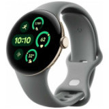 Google Pixel Watch 3 (41mm), Champagne Gold Case/Hazel Active Band