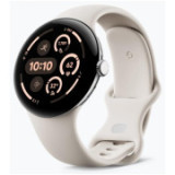 Google Pixel Watch 3 (41mm), Polished Silver Aluminum case / Porcelain Active Band