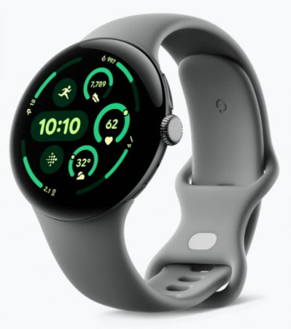 Google Pixel Watch 3 (45mm), Matte Hazel Aluminum case / Hazel Active Band